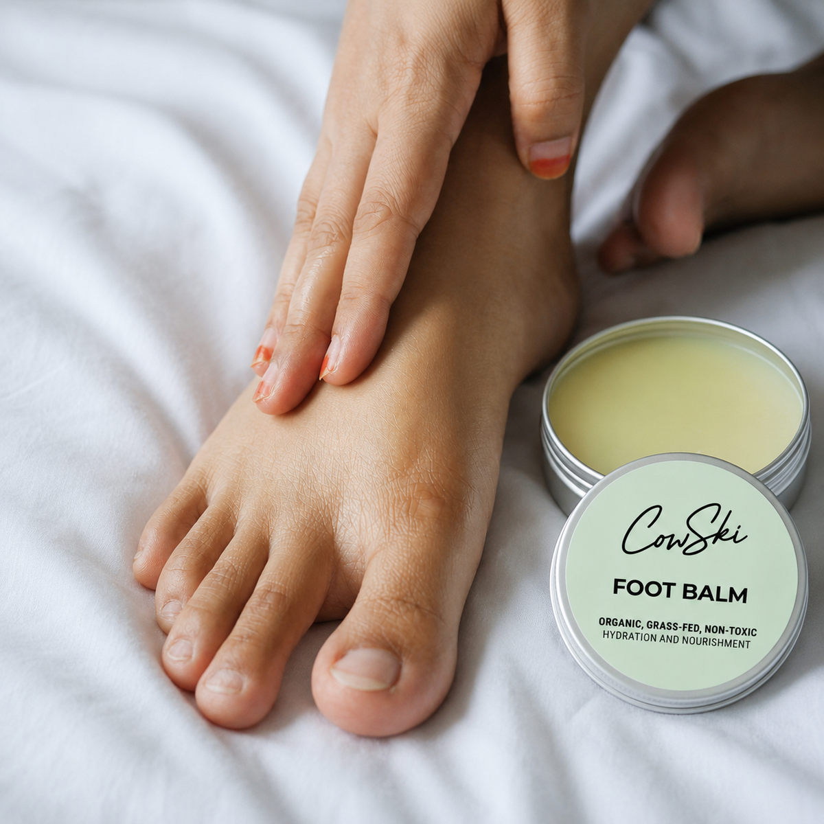 Peppermint foot balm