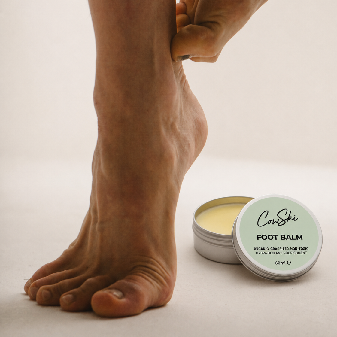Tallow foot cream peppermint