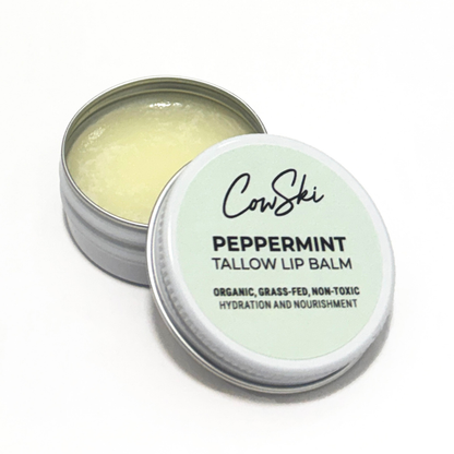 Cow Ski Peppermint Tallow Lip Balm